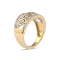 thumbnail image 2 of Imperial 10K Yellow Gold 1/4Ct TDW Diamond S -Link Women's Wedding Anniversary Band, 2 of 4