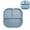 C Home Decor, variant on Powerful Suction Plates, 100% Food Grand Silicone, Divided, BPA Free, Microwave & Dishwasher Safe, Stay Put, 1 Pack