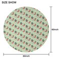 thumbnail image 6 of Christmas Round Tablecloth 70x70in(178x178cm) – Waterproof Polyester Table Cover with Full Print Design, Wrinkle Resistant & Washable for Kitchen Dining Party Decor, 6 of 6