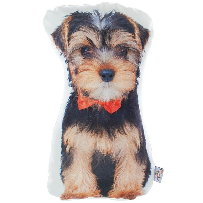 Yorkshire Terrier Dog Shape Filled Pillow Animal Shaped Pillow Yorkshire Terrier Dog Shape Filled Pillow Animal Shaped Pillow