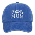 thumbnail image 1 of GDREDA Womens Sun Hat Dog Mom Embroidered Washed Baseball Cap Outdoor Adjustable Sun Hat For Women，Dark Blue, 1 of 3
