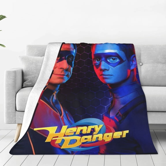 Henry Danger Ultra-Soft Micro Fleece Blanket Cozy Blanket Thick Warm Plush Throw Blanket Sofa Cushion