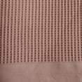 thumbnail image 4 of Linery & Co. Luxurious 100% Cotton Soft Waffle Weave Knit Blanket Twin - Redwood, 4 of 5