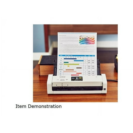 Brother - ADS-1700W Wireless Desktop Document Scanner with Touchscreen LCD - White