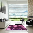 thumbnail image 7 of Ahgly Company Machine Washable Indoor Round Transitional Neon Pink Area Rugs, 7' Round, 7 of 7