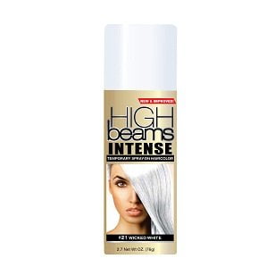 High Beams Intense Temporary Spray-On Hair Color - Wicked White 2.7 oz (6 pack)