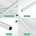 thumbnail image 2 of Tubo redondo de aluminio 6063 de 250 mm en paquete de 2, tubería de aluminio sin costura de 2 mm ID 3 mm OD para manualidades DIY [0.08x0.12x9.8IN], 2 of 7
