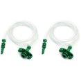 thumbnail image 1 of 2pcs 1m 39.41 Inch Length Tubing 10cc Glue Dispenser Syringe Adapter, 1 of 3