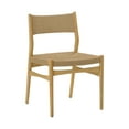 thumbnail image 2 of Pasadena Erie 5 Piece Oval Dining Set in Natural Oak Finish with Paper Cord Chairs, 2 of 8
