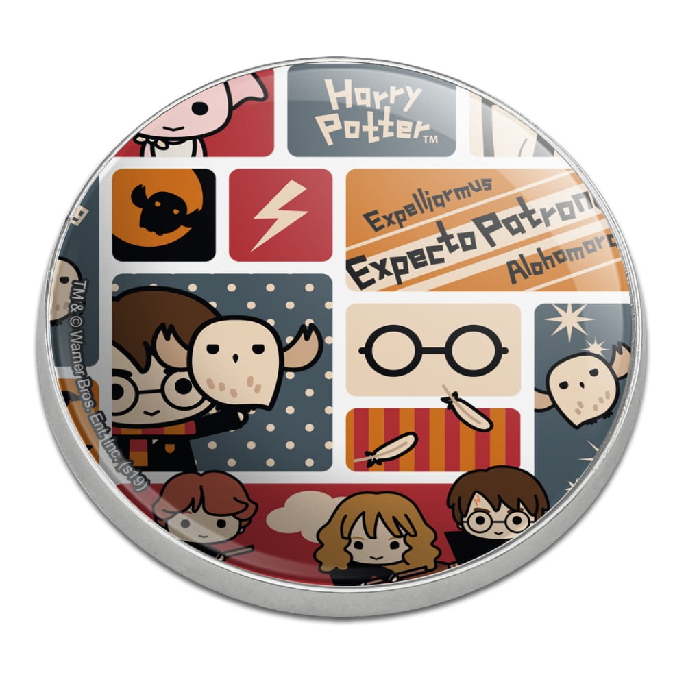 Harry Potter Cute Chibi Pattern Golfing Premium Metal Golf Ball Marker