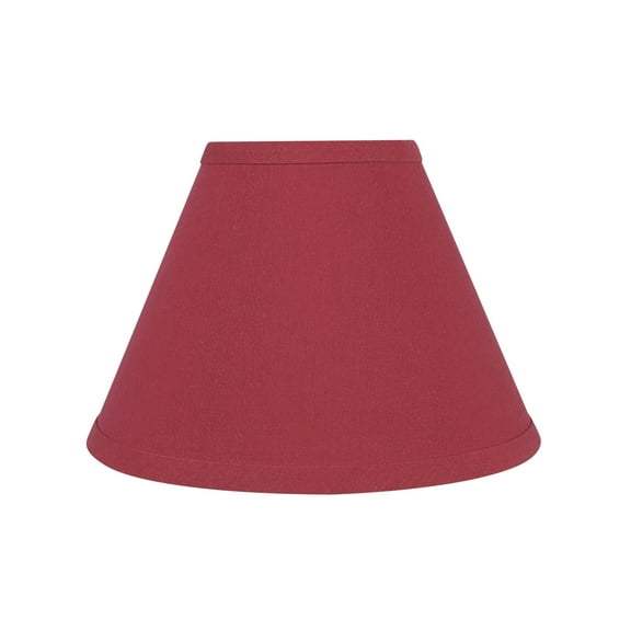 Aspen Creative 58879 Transitional Hardback Empire Shape UNO Construction Lamp Shade in Red, 12" wide (6" x 12" x 9")