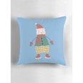 thumbnail image 6 of Ryan; Cute Snowman Throw Pillow Cover 45x45cm – Winter Holiday Cushion for Christmas & Seasonal Decor, 6 of 7