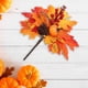 thumbnail image 5 of Hojas de arce artificiales de plástico, con de calabaza, manualidades, decoración de Halloween, de Acción de Gracias, Soledad Hojas de arce, 5 of 8