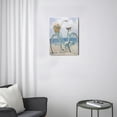 thumbnail image 3 of 12x16 inch Beach Wall Art Contemporary Bathroom Decor Piece Featuring a Framed Bicycle Canvas Print & Seascape Painting, 3 of 7