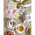 thumbnail image 4 of Happy Easter Kitchen Dish Towels for Drying Dishes Set of 3, Spring Bunny Eggs Flower Sage Green Plaid Waffle Weave Microfiber Hand Tea Bathroom Towels Quick Dry & Absorbent Towel 15.7x23.6, 4 of 7