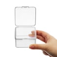 thumbnail image 4 of 24 paquetes de recipientes pequeños de plástico transparente SATINIOR con tapa con bisagras para gua, 4 of 5