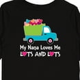 thumbnail image 4 of Inktastic Nana Loves Me Grandson Boys Boys Long Sleeve Toddler T-Shirt, 4 of 5