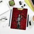 thumbnail image 7 of FMSHPON Red RosesDeath Clipboard Hardboard Wood Nursing Clip Board and Pull for Standard A4 Letter 13x9 inches, 7 of 7