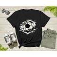 thumbnail image 2 of Cool Soccer Ball Silhouette Soccer Sports Team Games T-Shirt Soccer Player Gift T Shirt for Men Women Kids Boys Girls Soccer Graphic Tshirt, 2 of 8