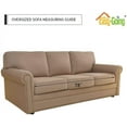 thumbnail image 7 of Easy-Going Reversible Sofa Slipcover Water Resistant Couch Cover, Oversized Sofa, Camel/Ivory, 7 of 7