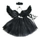 thumbnail image 3 of Disfraz de hada para niñas, disfraz de Halloween, vestido elegante, ala de Cosplay, disfraz de princesa para niños, accesorios para fotos, actuaciones Fernando Disfraz de ala de ángel, 3 of 8