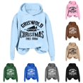 thumbnail image 5 of Sweatshirts for Women Cute Prints Lightweight Pullover Tops Christmas Print Hoodies Sweatshirt Tops, 5 of 5