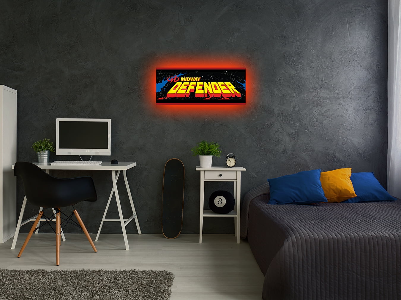 マーオ画面 Arcade1up X-Men VS Street Fighter Light Up Wall Mounted