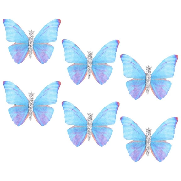 PAMINGONO 6Pcs Fairy Butterfly Hair Clips Tiny Hair Clips for Girls