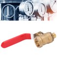 thumbnail image 4 of Balls Valves, Air Compressor Ball Valve Durable High Hardness 1/2 Female 1/4 Male Thread  For Maintenance, 4 of 8