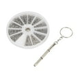 thumbnail image 3 of Screw Nut Assortment Kit 600pcs Watch Glasses Small Screw Nut Repair Kit with Screwdriver M1M1.2 M1.4 M1.6, 3 of 8