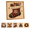 011# Stocking, variant on DIY Christmas Pearl Diamond Painting Art Kit with Frame, Christmas Pearl Beads Art Craft for Adults & Beginners, Gemstone Diamond Dots Beads Painting for Home Wall Decor