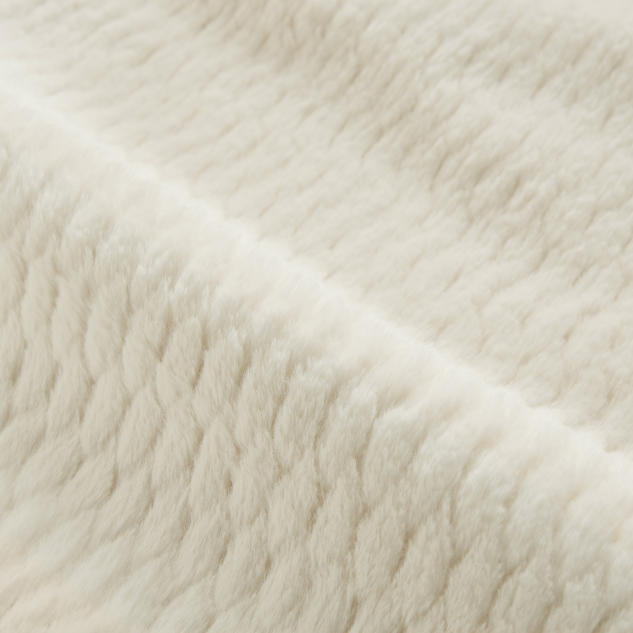 Aukfa 75-inch Convertible Loveseat Sofa Bed, Reversible Backrest, Faux Fur, No Assembl, White
