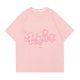 thumbnail image 1 of Camisetas con estampado de letras para mujer,Camisetas de manga corta informales con estampado de letras para mujer Camisetas de manga corta con cuello redondo para mujer Características de vanguardia, 1 of 8
