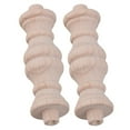 thumbnail image 4 of BQLZR 40PCS Unpainted Wood Craft Balusters Spindle Decorative Art Wood Spindle 6x1.8CM, 4 of 5