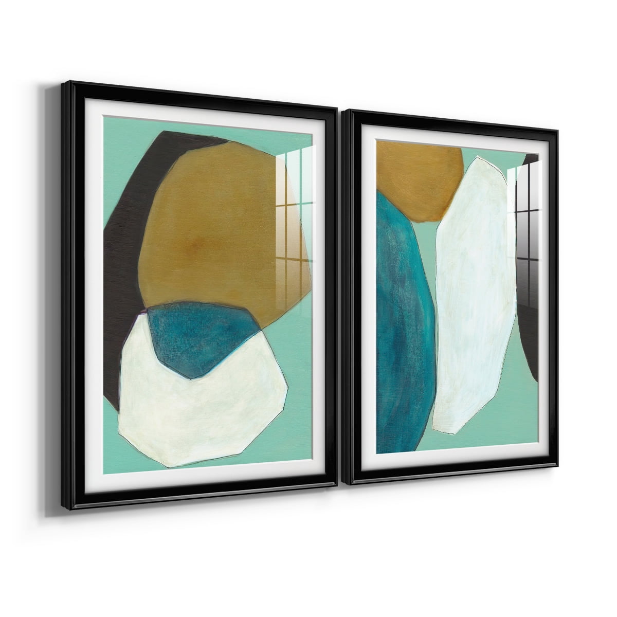 Wexford Home Boulder I Premium Framed Print, 30.5" x 42.5" - Ready to Hang, Black (Set of 2)