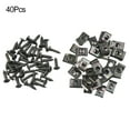 thumbnail image 1 of BUYISI 40 Set U Shape Clips Fastener Self-Tapping Screws Crosshead 6Mm Compatible With M-4 Screws Chassis Engine Guard Metal Nut/Screw, 1 of 5