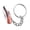 Red, variant on 2 Pack Mini Folding Utility Keychain Cutter Pocket Tool with Compact Carry Design