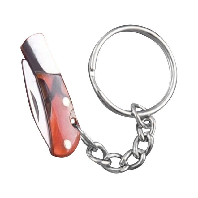 Dvkptbk Key Chain Mini Folding Knife Key Chain Disassemble The Delivery Knife Fold The Small Knife Pocket Your Keychain Knife Carry Gift Knife 2Pcs Home Decor