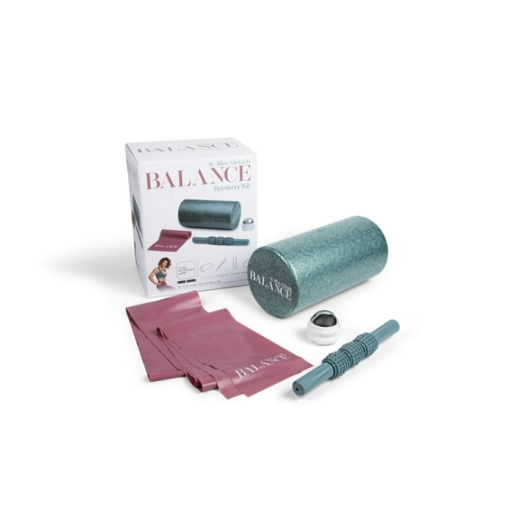 Balance By Jillian Michaels Recovery Kit, Targets Tension and Enhances Muscle Relief, 4-Piece Set with Extended App Access