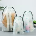 thumbnail image 2 of 10PCS Transparent Frosted Travel Bags, Travel Storage Bags, Family Storage Bags, Men's And Women's Shoe Drawstring Bags, 2 of 8