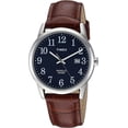 thumbnail image 1 of Timex Reloj para hombre con correa de piel de fácil lectura de 38 mm Timex Timex, 1 of 2