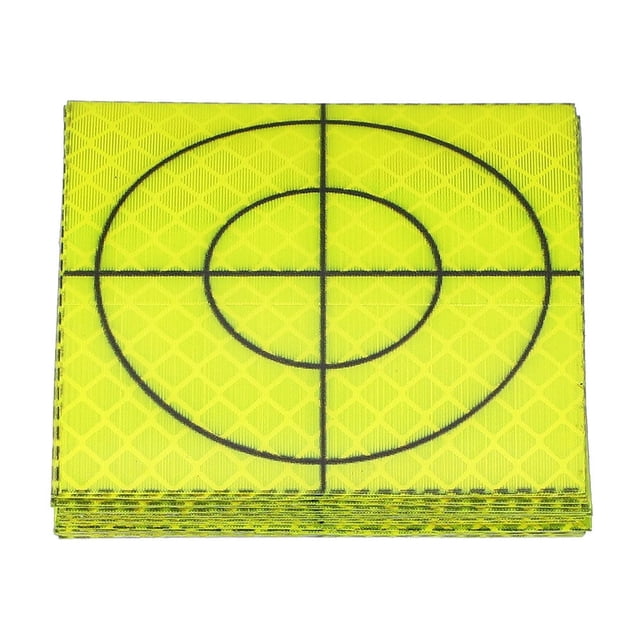 Uxcell Survey Reflector Sheets Self-Adhesive Target Sheets for Total Stations Green 60x60mm