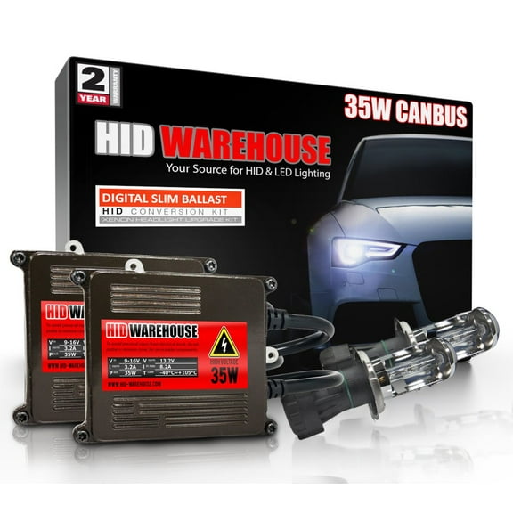 HID-Warehouse CanBus 35W H4 Bi-Xenon HID Kit - 4300K 5000K 6000K 8000K 10000K