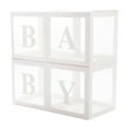 thumbnail image 2 of Mefallenssiah Transparent Box Birthday Party Surprise Box Wedding Venue Decoration Props, 2 of 8