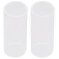 thumbnail image 1 of 2PCS Pretty Guitar Glass Slides Glass Bottleneck Glass Guitar Slides (6cm), 1 of 9