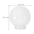 thumbnail image 2 of UPGRATOR 3pcs Fixture Replacement Globe Shade Acrylic White for Outdoor Light, 2 of 8