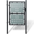 thumbnail image 6 of vidaXL Single Door Fence Gate Outdoor Garden Patio Entrance Barrier Black, 6 of 38