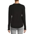 thumbnail image 2 of Time and Tru Women's Long Sleeve Thermal Top, 2-Pack, 2 of 5