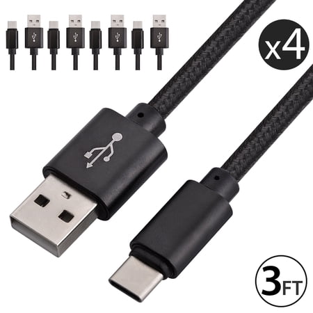 4x 3ft Usb Type C Cable Fast Charging Cable Usb C Type C 3 1 Data Sync