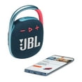 thumbnail image 6 of JBL Clip 4 Blue Purple Portable Bluetooth Speaker, 6 of 6
